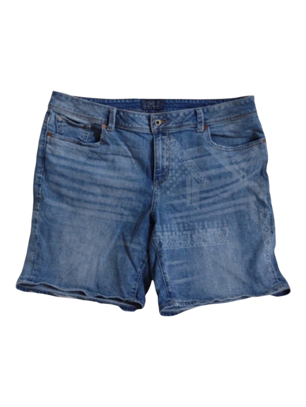 LUCKY BRAND Denim Shorts GEORGIA 18W Blue Jeans Plus Size